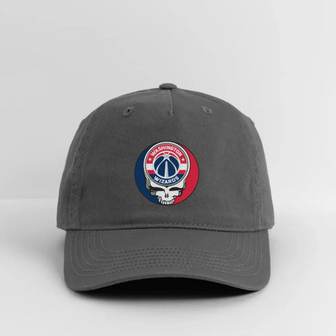 Washington Wizards Grateful Dead Stealie Dad Hat - charcoal